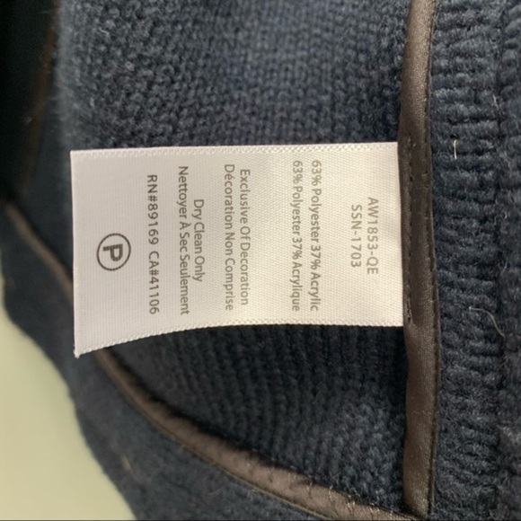 ATM Anthony Thomas Melillo Navy Boucle Peacoat XS - Picture 12 of 13